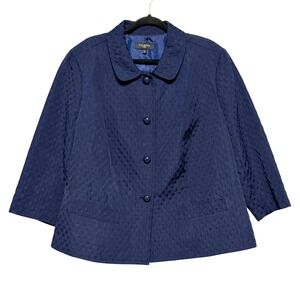 Talbots Classic Heritage Quilted Jacket Women Plus 22W Timeless Minimalist Chic